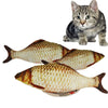 Catnip Fish Toy - Plush Stuffed Cat Chew Toy (7 Styles Available)
