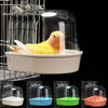 Hanging Bird Bath for Parrots - Waterproof External Cage Bathtub