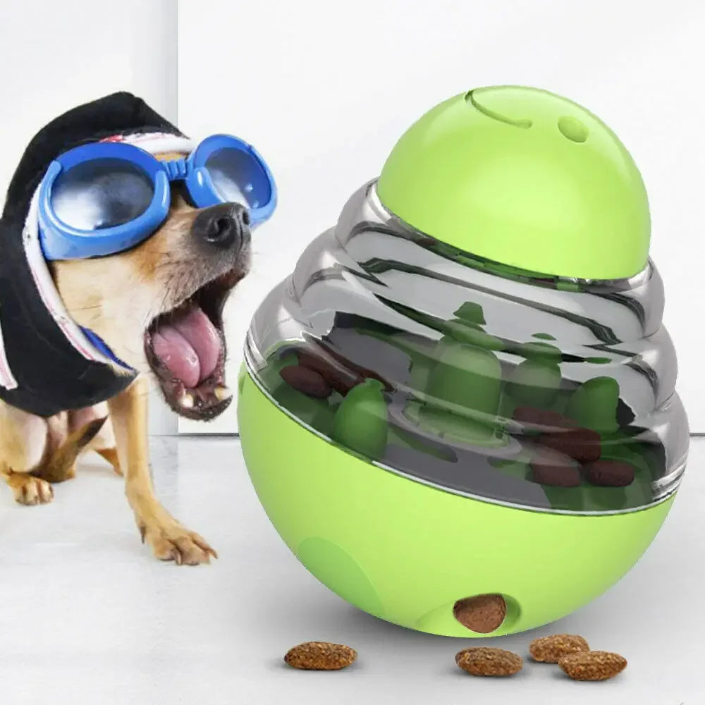 Interactive Slow Feeder Dog Toy - IQ Treat Ball for Training & Play
