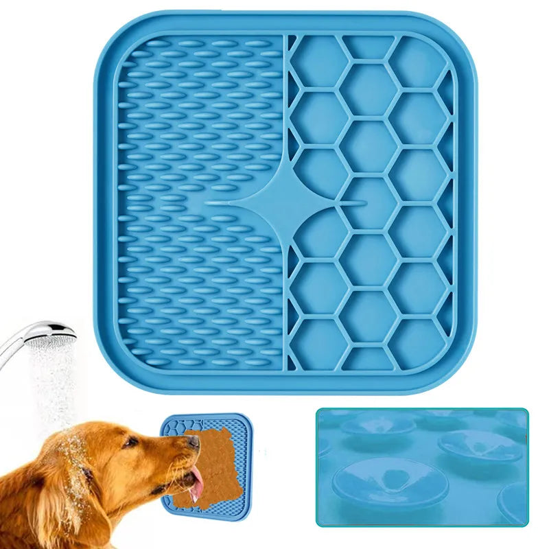 Silicone Slow Feeder Lick Mat with Suction Cup - For Cats Under 3kg