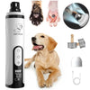 Electric Pet Nail Grinder with LED Light - USB Rechargeable for Dogs & Cats