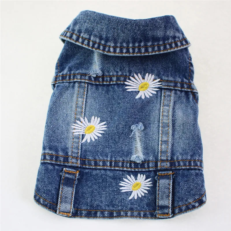 Fashion Denim Cat Vest - Casual Jeans Jacket for Spring & Autumn