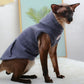Sphynx Cat Hoodie - Warm Cotton Fleece Sweatshirt for Hairless Cats