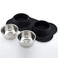 Stainless Steel Double Dog Bowl with Anti-Slip Silicone Mat