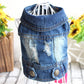 Fashion Denim Cat Vest - Casual Jeans Jacket for Spring & Autumn