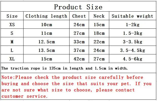 Navy Suit Dog Harness & Leash Set - Adjustable Chest Strap for Small & Medium Pets