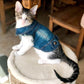 Fashion Denim Cat Vest - Casual Jeans Jacket for Spring & Autumn