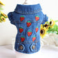 Fashion Denim Cat Vest - Casual Jeans Jacket for Spring & Autumn