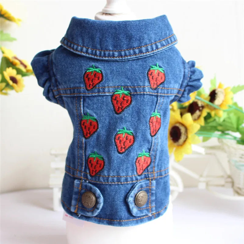 Fashion Denim Cat Vest - Casual Jeans Jacket for Spring & Autumn