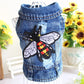Fashion Denim Cat Vest - Casual Jeans Jacket for Spring & Autumn