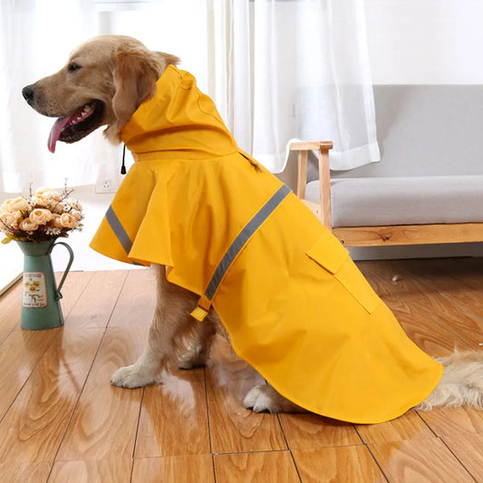 Reflective Dog Raincoat - Waterproof Pet Coat for All Sizes (XS-XXXL)