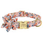 Custom Engraved Dog Collar & Leash Set - Personalized Nylon ID Collar