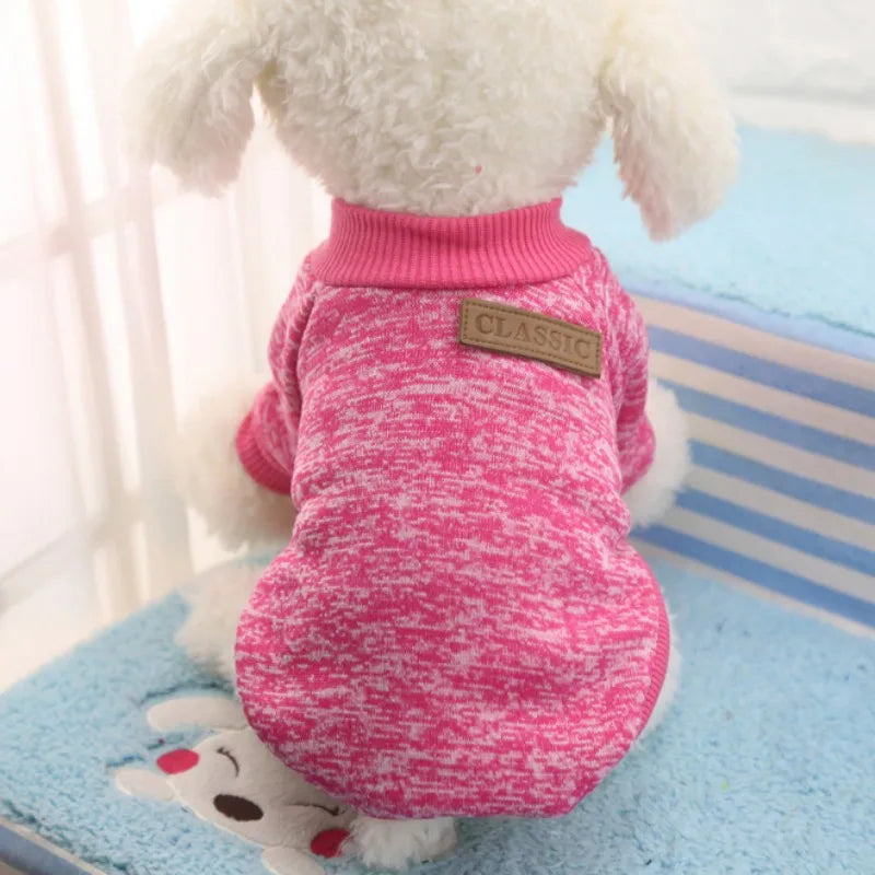 Warm Dog Sweater - Winter Jacket for Small Dogs, Puppies & Cats