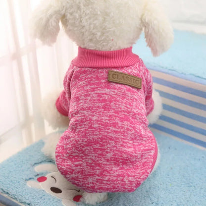 Warm Dog Sweater - Winter Jacket for Small Dogs, Puppies & Cats