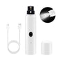 Electric Pet Nail Grinder with LED Light - USB Rechargeable for Dogs & Cats
