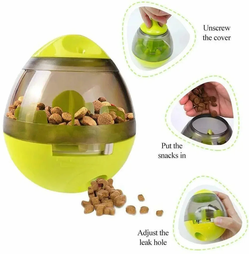 Interactive Slow Feeder Dog Toy - IQ Treat Ball for Training & Play