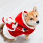 Christmas Santa Claus Pet Costume - Warm Fleece Holiday Outfit