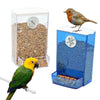 Anti-Splash Automatic Bird Feeder - Dust-Free Dispenser for Parakeets