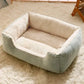 Plush Cat Bed - Breathable Cushion Basket for Cats & Kittens