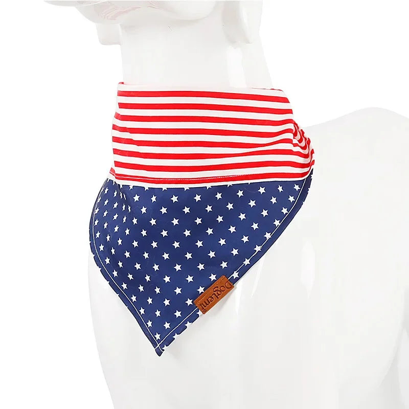 Adjustable Dog Bandana Collar - Pet Scarf Bib for Small, Medium & Large Dogs