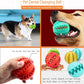 Interactive Rubber Dog Ball - Tooth Cleaning Treat Feeder Toy