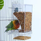 Anti-Splash Automatic Bird Feeder - Dust-Free Dispenser for Parakeets