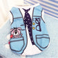 Cartoon Dog T-Shirt - Soft Summer Vest for Small Dogs & Puppies