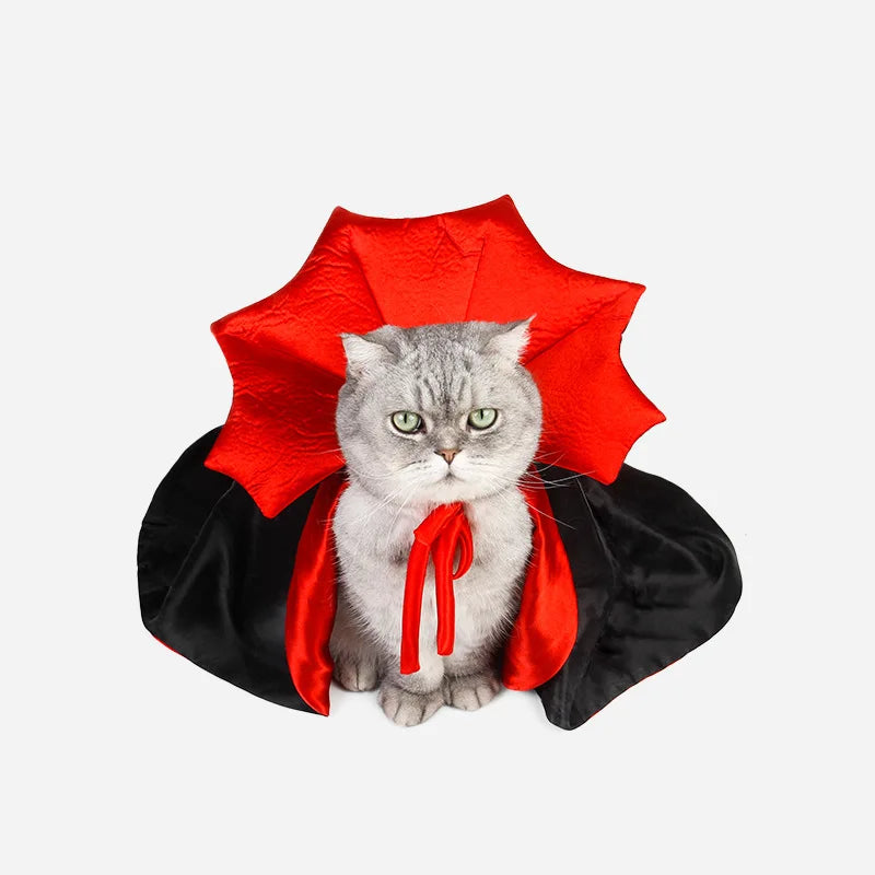 Halloween Vampire Cloak - Cute Cosplay Costume for Dogs & Cats