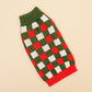 Christmas Dog Sweater - Knit Turtleneck Pullover for Small Dogs & Cats