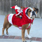 Christmas Santa Claus Pet Costume - Warm Fleece Holiday Outfit