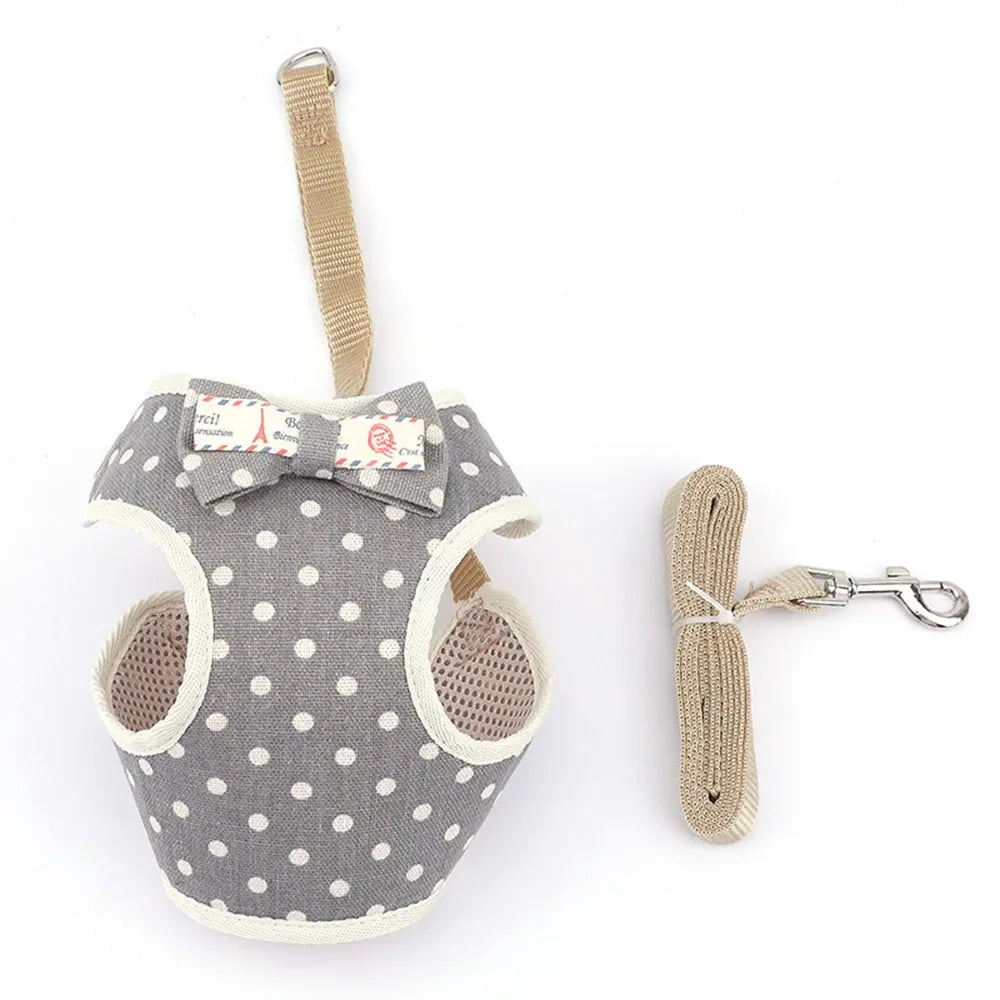 Mesh Cat Harness and Leash Set - Nylon Vest for Small Cats & Kittens