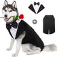 Formal Dog Tuxedo - Wedding Suit with Bow Tie for Small & Large Dogs