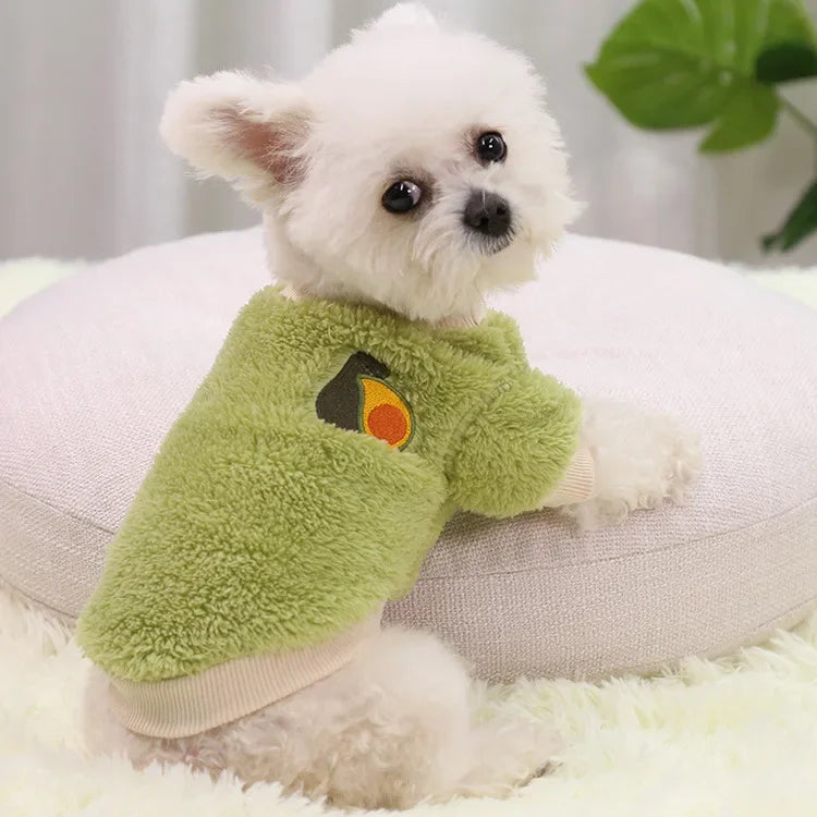 Fleece Dog Hoodie - Warm Outfit for Small Dogs & Chihuahuas