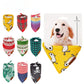 Adjustable Dog Bandana Collar - Pet Scarf Bib for Small, Medium & Large Dogs