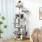 Large Multi-Level Cat Tree Tower - Sisal Scratching Posts & Hammock