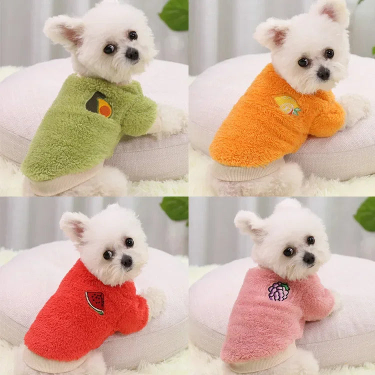 Fleece Dog Hoodie - Warm Outfit for Small Dogs & Chihuahuas