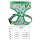 Floral Dog Harness & Leash Set - Adjustable Forest Print for All Dog Sizes