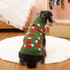 Christmas Dog Sweater - Knit Turtleneck Pullover for Small Dogs & Cats