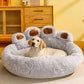 Plush Pet Sofa Bed - Warm Washable Dog Bed for Small to Large Dogs