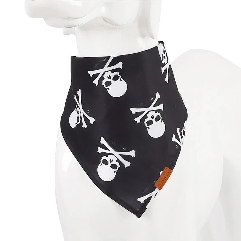Adjustable Dog Bandana Collar - Pet Scarf Bib for Small, Medium & Large Dogs