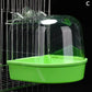 Hanging Bird Bath for Parrots - Waterproof External Cage Bathtub