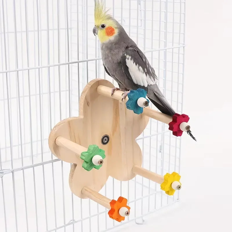 Adjustable Parrot Harness & Leash Set - Anti-Bite Training for Outdoor Flying