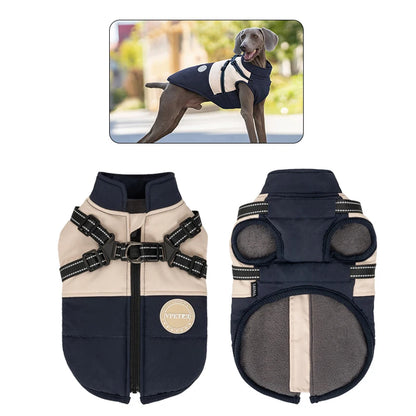 Thick Cotton Dog Vest - Warm Windproof Coat for Autumn & Winter