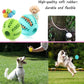 Interactive Rubber Dog Ball - Tooth Cleaning Treat Feeder Toy