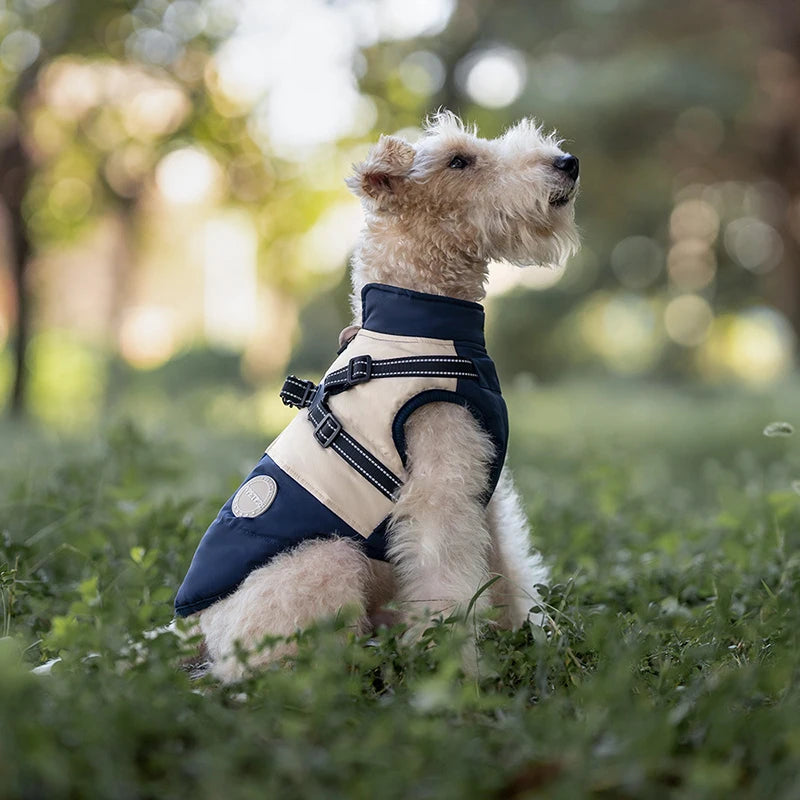 Thick Cotton Dog Vest - Warm Windproof Coat for Autumn & Winter
