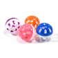 10-Pack Colorful Rolling Bell Balls - Interactive Parrot Chew Toys