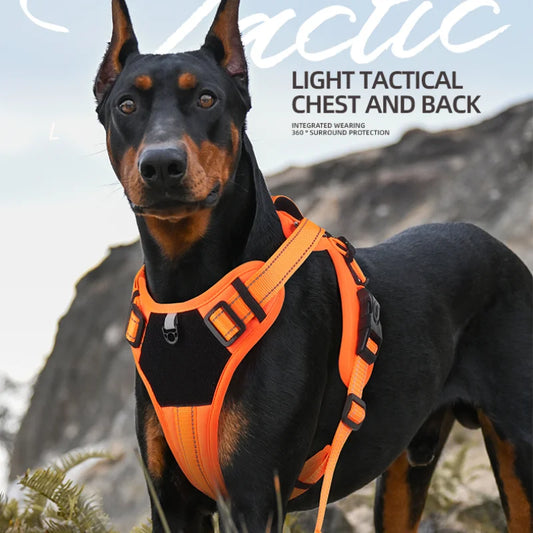 No-Pull Dog Harness - Reflective Adjustable Chest Harness for All Dogs