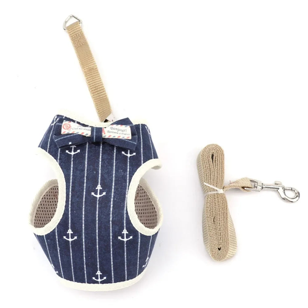 Mesh Cat Harness and Leash Set - Nylon Vest for Small Cats & Kittens