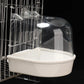 Hanging Bird Bath for Parrots - Waterproof External Cage Bathtub