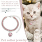 Rhinestone Crystal Pet Collar - Bling Diamond Necklace for Dogs & Cats